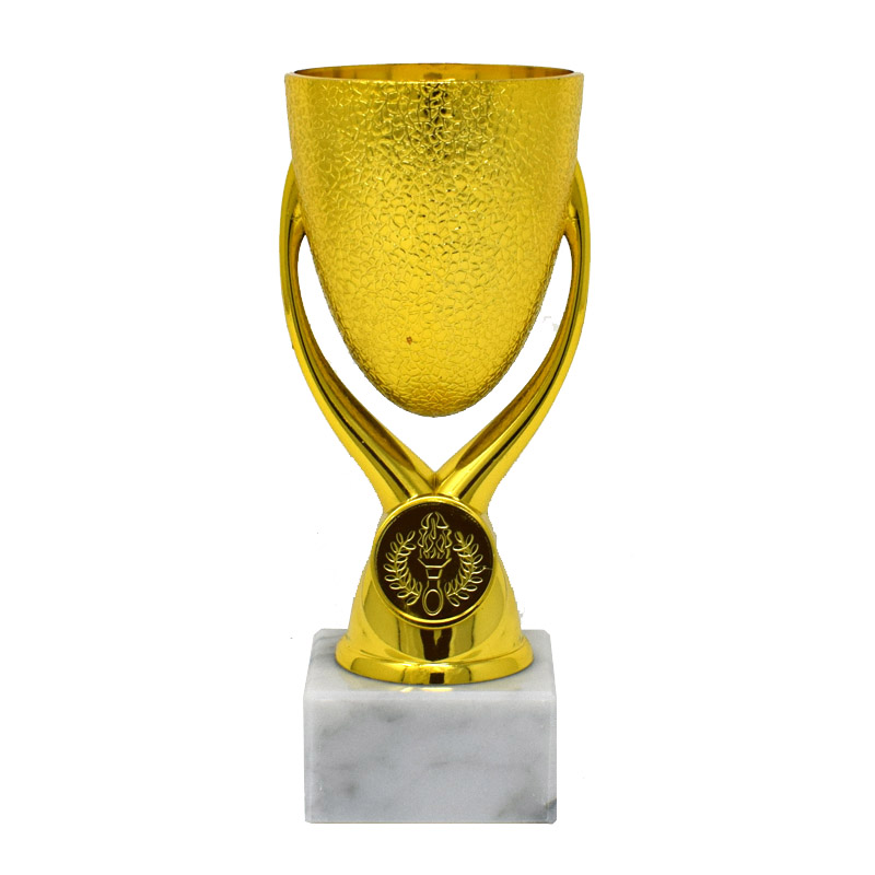 Gold Textured Cup 16cm