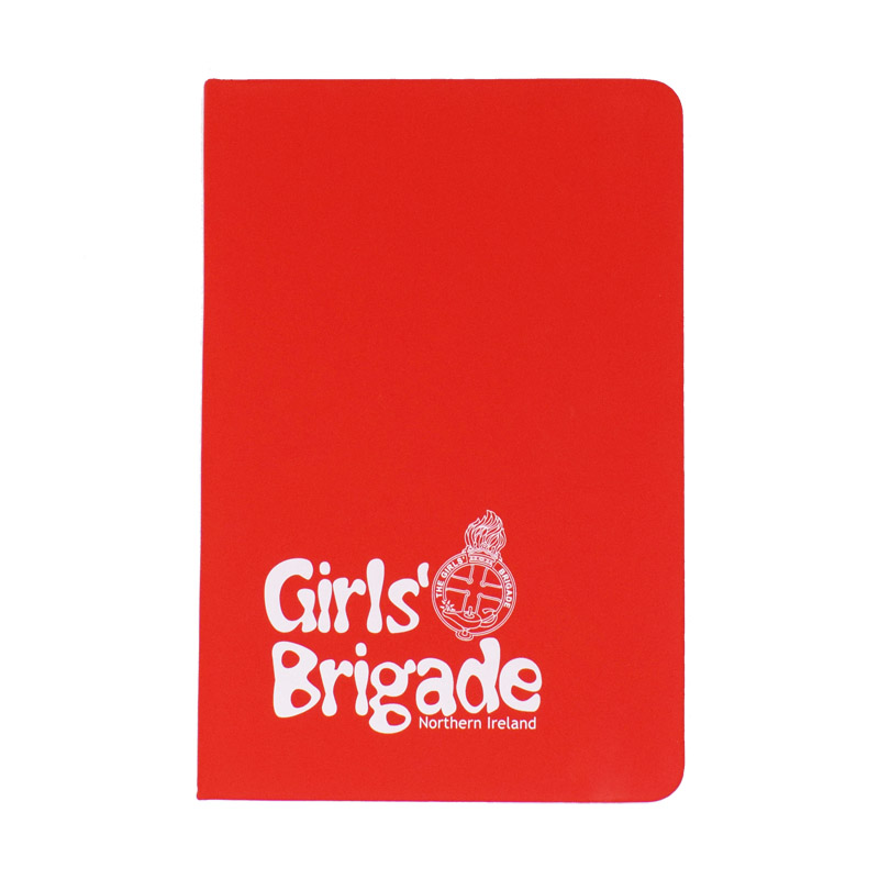 A5 Red Hardback Notebook (Plain Pages)