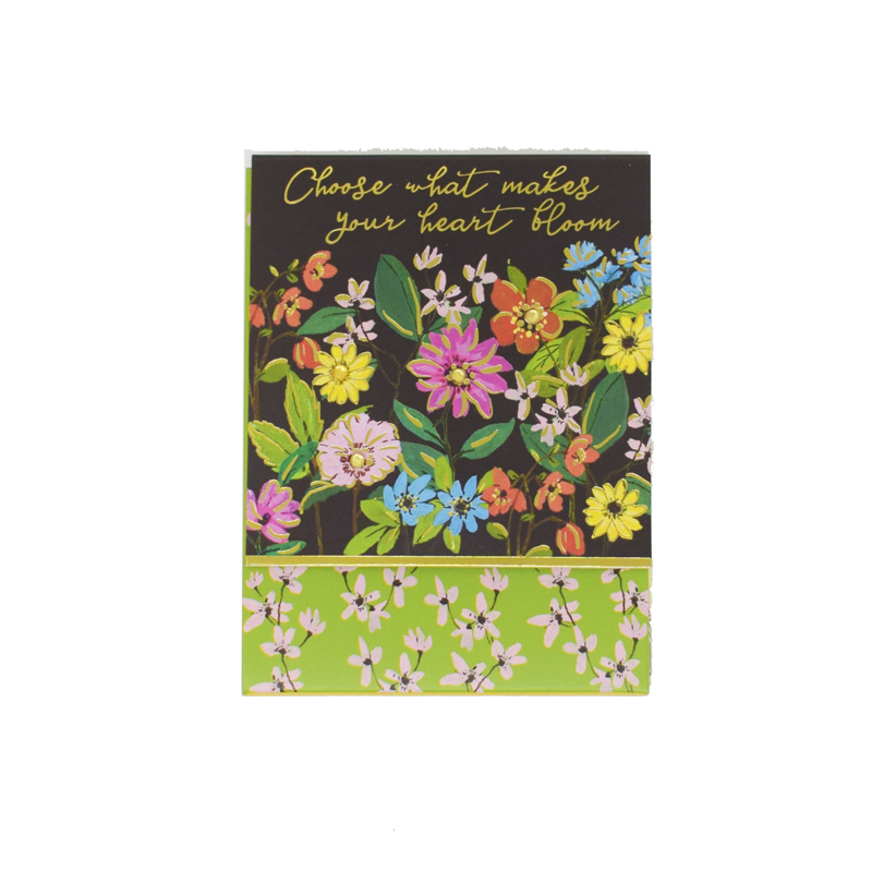 Floral Notepad Choose What Makes Your Heart Bloom